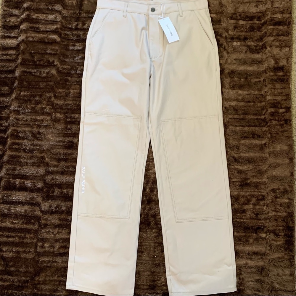 Daily Paper Rework Pants Color Beige Size Large - Picture 3 of 12